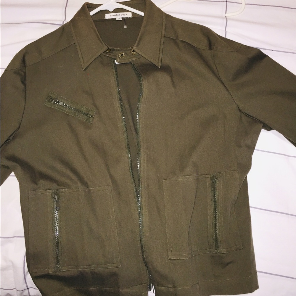 Army green jacket